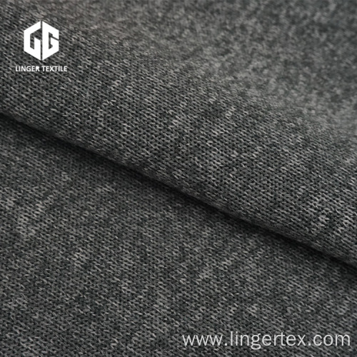 Polyester Sweater Hacci Fabric With One Side Brushed